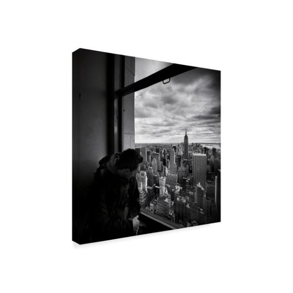 Nina Papiorek 'Nyc Manhattan View' Canvas Art,14x14